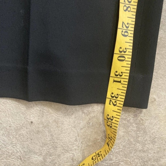 Ralph‎ Lauren Pants Womens 4 Sanderson Black Trousers Mid Length Straight Leg - Picture 6 of 12